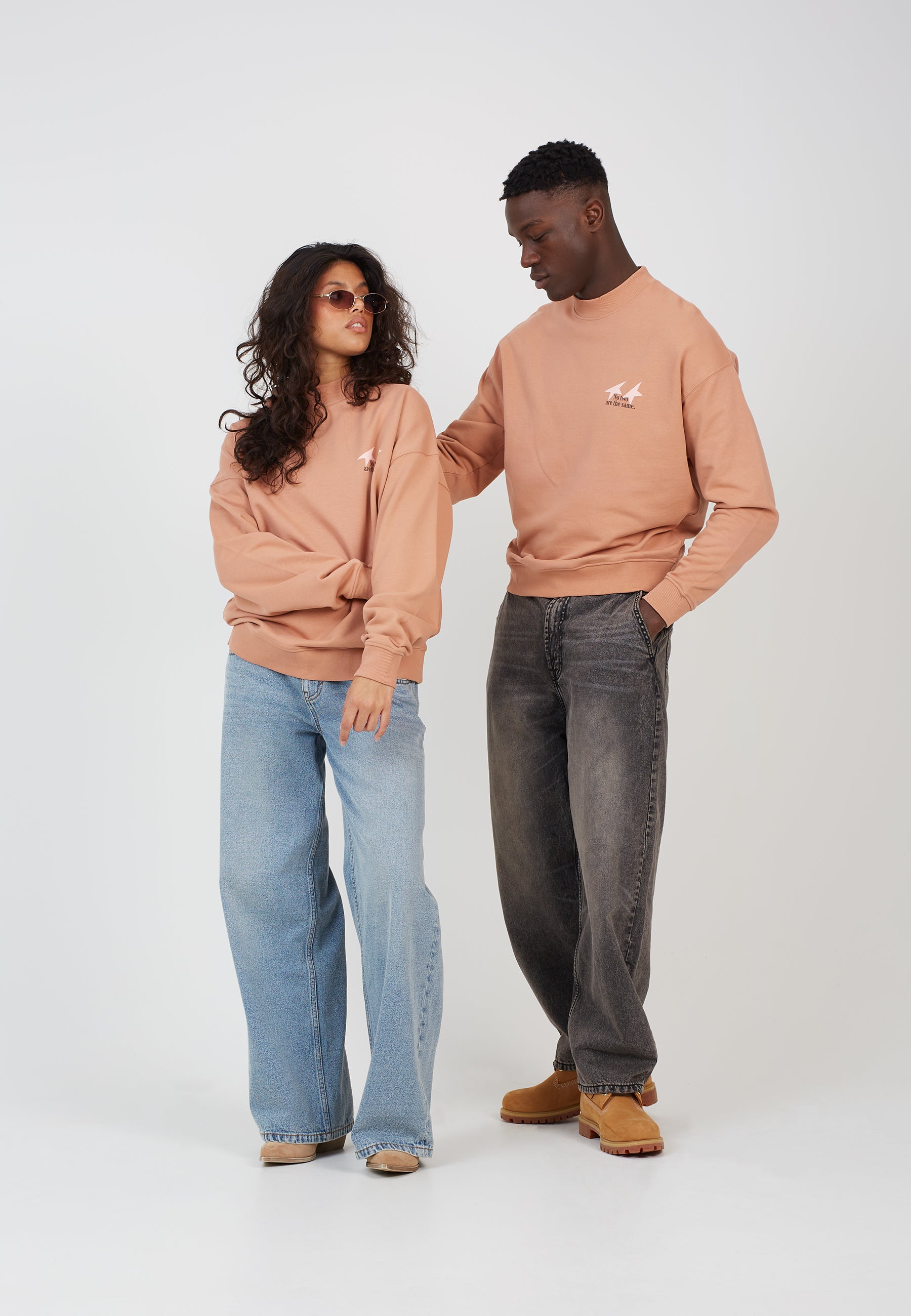 Clay Mock Neck Sweatshirt